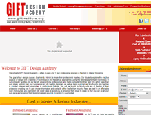 Tablet Screenshot of giftinstitute.org